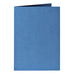 Carte de correspondance Papicolor double 105x148mm bleu roi