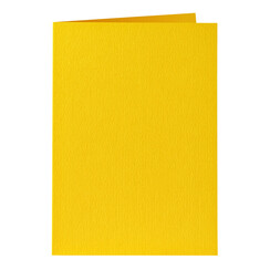 Carte de correspondance Papicolor double 105x148mm jaune bouton d'or