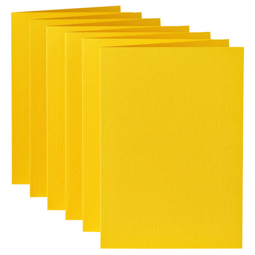 Papicolor Carte de correspondance Papicolor double 105x148mm jaune bouton d'or