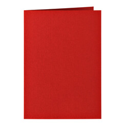 Carte de correspondance Papicolor double 105x148mm rouge