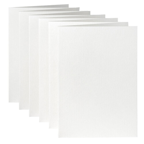 Papicolor Carte de correspondance Papicolor double 105x148mm blanc neige