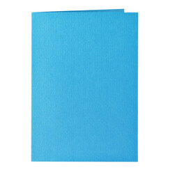 Carte de correpondance Papicolor double 105x148mm bleu ciel