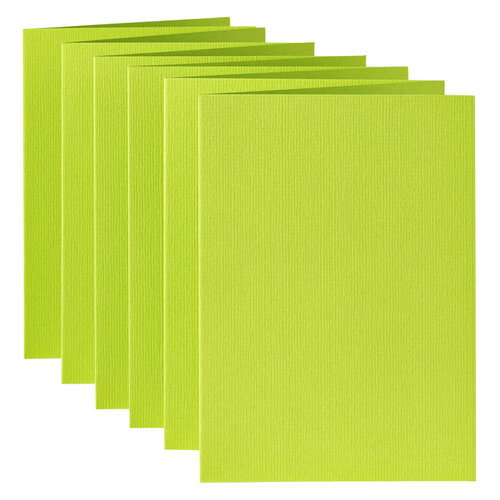 Papicolor Carte de correpondance Papicolor double 105x148mm vert pomme