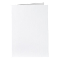 Carte de correpondance Papicolor double 105x148mm kraft blanc