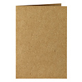 Papicolor Carte de correpondance Papicolor double 105x148mm brun
