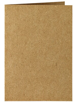 Papicolor Carte de correpondance Papicolor double 105x148mm brun