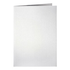 Carte de correpondance Papicolor double 105x148mm blanc perle