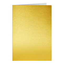 Carte de correspondance Papicolor double 105x148mm or