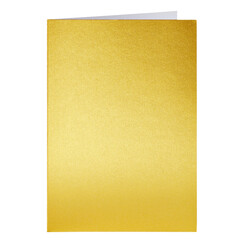 Correspondentiekaart Papicolor dubbel 105x148mm metallic goud