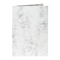 Papicolor Correspondentiekaart Papicolor dubbel 105x148mm marble grijs