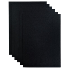 Papier copieur Papicolor A4 12 feuilles noir corbeau