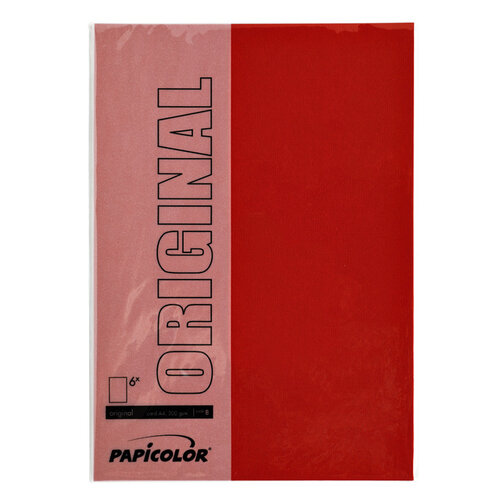 Papicolor Kopieerpapier Papicolor A4 100gr 12vel rood