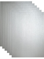 Papicolor Kopieerpapier Papicolor A4 120gr 6vel metallic zilver