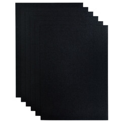 Papier copieur Papicolor A4 6 feuilles noir corbeau