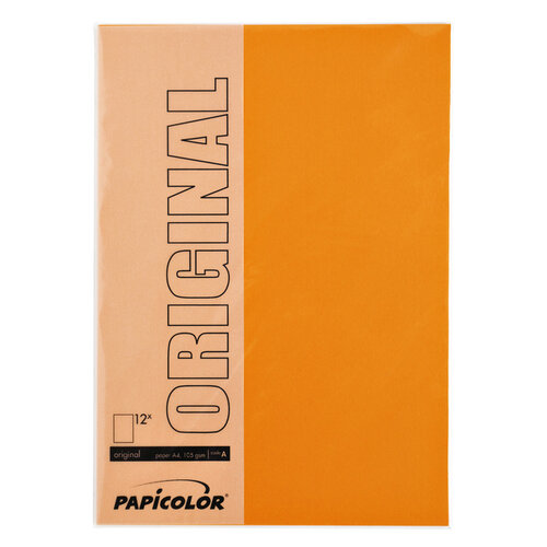 Papicolor Kopieerpapier Papicolor A4 200gr 6vel oranje