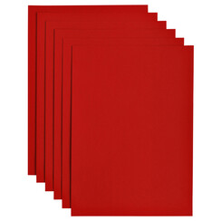Papier copieur Papicolor A4 6 feuilles rouge