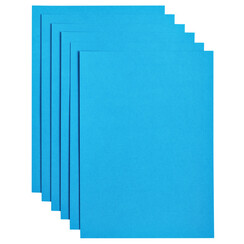 Papier copieur Papicolor A4 6 feuilles bleu ciel