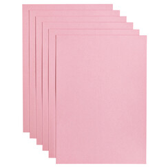 Papier copieur Papicolor A4 6 feuilles rose bébé