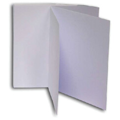 Cartes doubles Papyrus 130x130mm Blanc