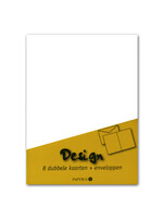 Papyrus Cartes doubles + enveloppes Papyrus 114x162mm Blanc