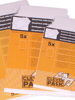 Cleverpack Enveloppe CleverPack A4 238x312mm carton blanc 5 pièces