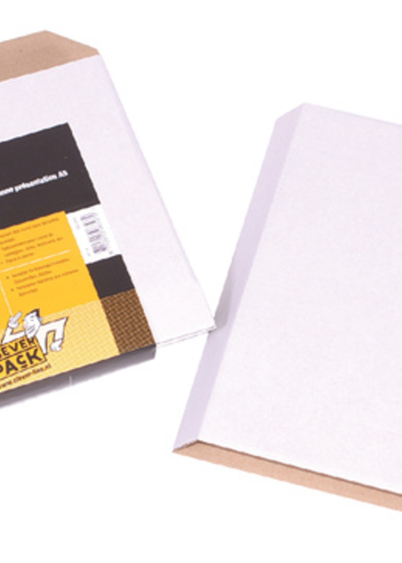 Cleverpack Brievenbusbox CleverPack A5 230x160x26mm karton wit 5 stuks