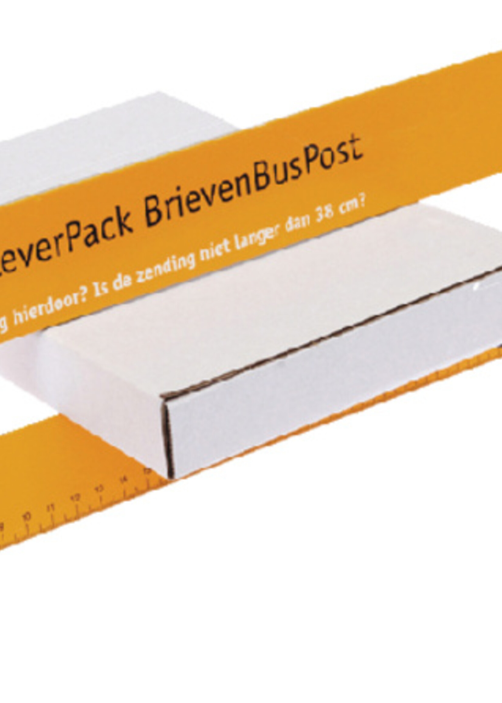 Cleverpack Brievenbusbox CleverPack A5 230x160x26mm karton wit 5 stuks