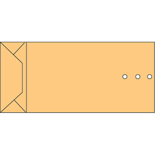 Quantore Envelop Quantore monsterzak 100x245x40mm bruin 250stuks