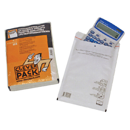 Cleverpack Envelop CleverPack luchtkussen nr14 180x265mm wit 10stuks