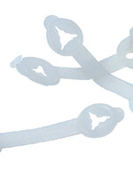 Jiffy Clips de fermeture Jota blanc sachet 1000 pièces