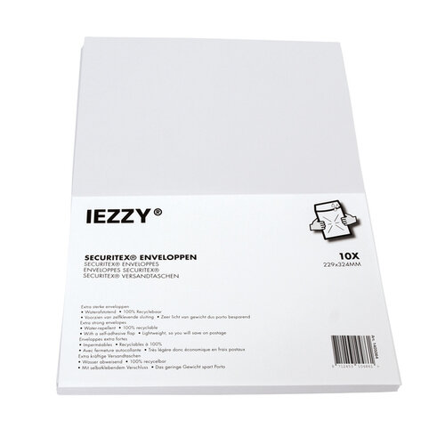 Iezzy Enveloppe Securitex IEZZY C4 229x324mm 10 pièces