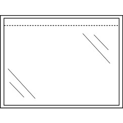 Enveloppe note d’envoi Quantore autocollante uni 165x122mm 1000pcs