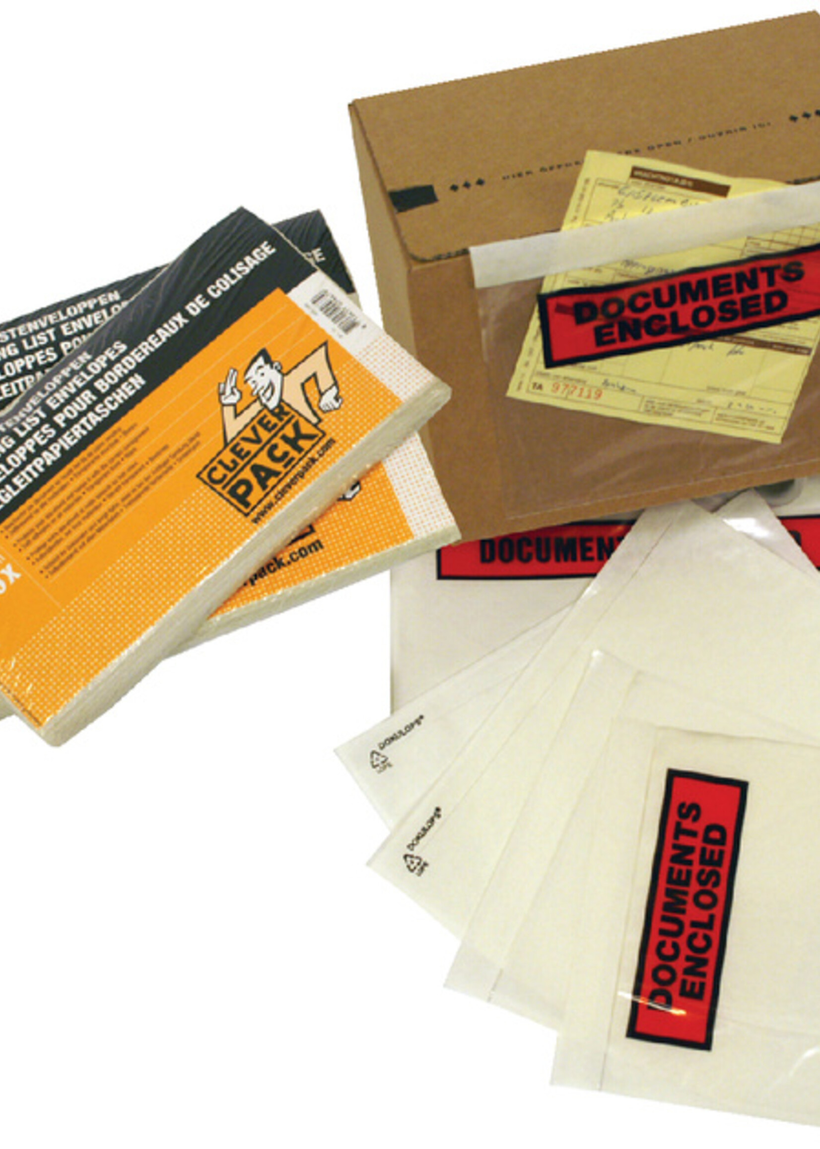 Cleverpack Enveloppe note d’envoi CleverPack AC imprimé 165x110mm 100pcs