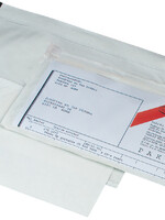 Iezzy Enveloppe note d'expédition IEZZY Autocollant uni 230x160x25mm 100 pièces