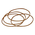 Standard Rubber Bands Elastiek Standard Rubber Bands 22 100x1.5mm 50gr 130 stuks bruin