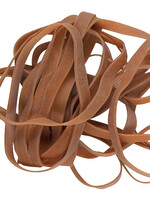 Standard Rubber Bands Elastiek Standard Rubber Bands 32 80x2.5mm 500gr 1000 stuks bruin