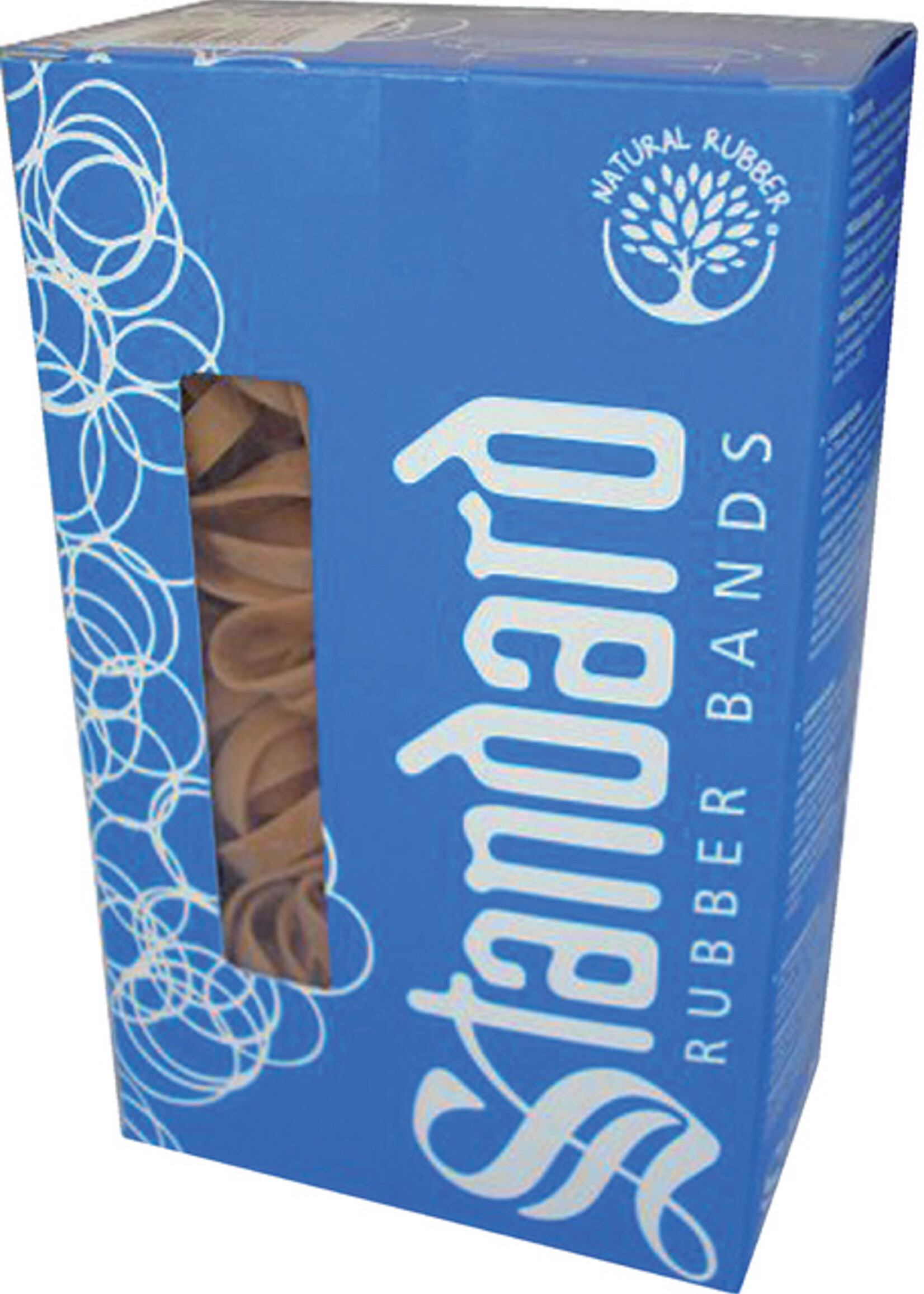 Standard Rubber Bands Elastiek Standard Rubber Bands 78 140x7.5mm 500gr 175 stuks bruin