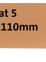 HF2 Étiquette carton n°5 200g 55x110mm chamois 1000pcs.