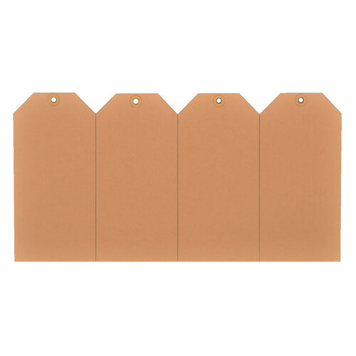 HF2 Label karton nr8 200gr 70x140mm chamois 1000stuks