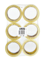 Scotch Verpakkingstape Scotch 371 50mmx66m transparant PP 6 rollen