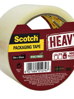 Scotch Ruban d'emballage Scotch Heavy 50mmx50m transparent