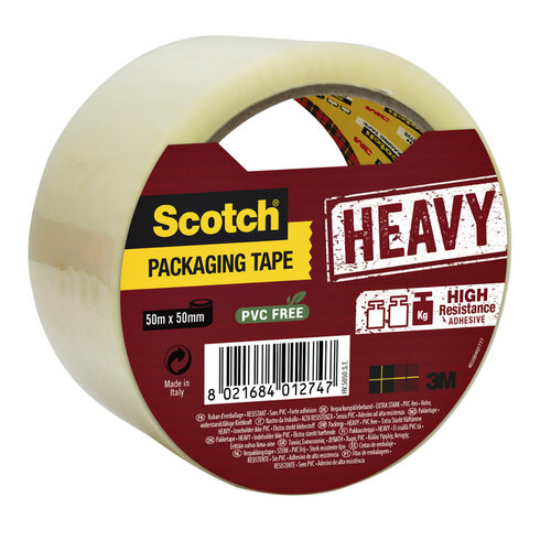 Scotch Verpakkingstape Scotch Heavy 50mmx50m transparant