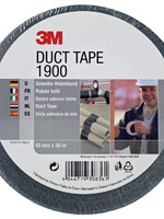 3M Ruban adhésif 3M 1900 Duct Tape 50mmx50m noir