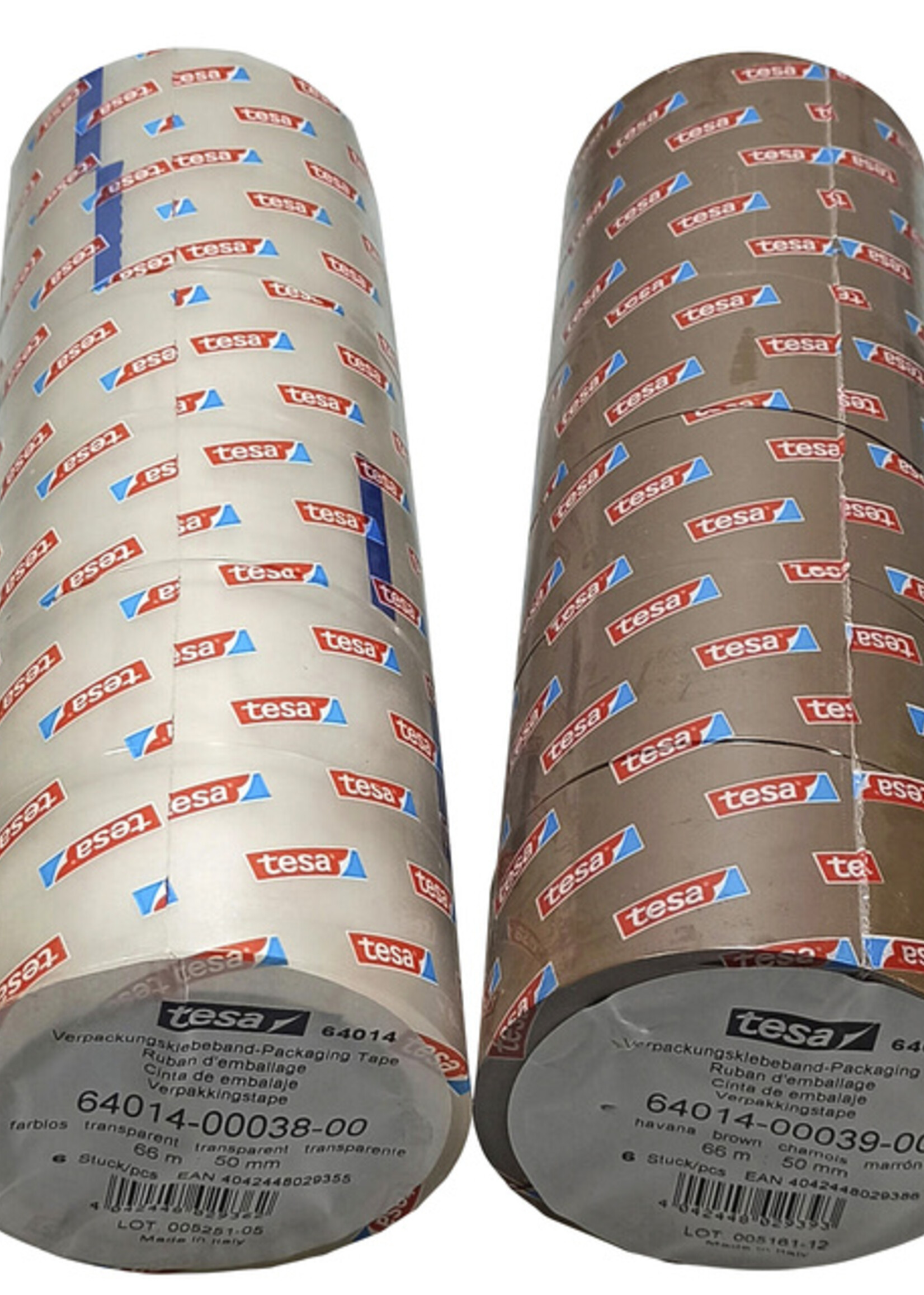 Tesa Verpakkingstape Tesa 64014 50mmx66m bruin PP