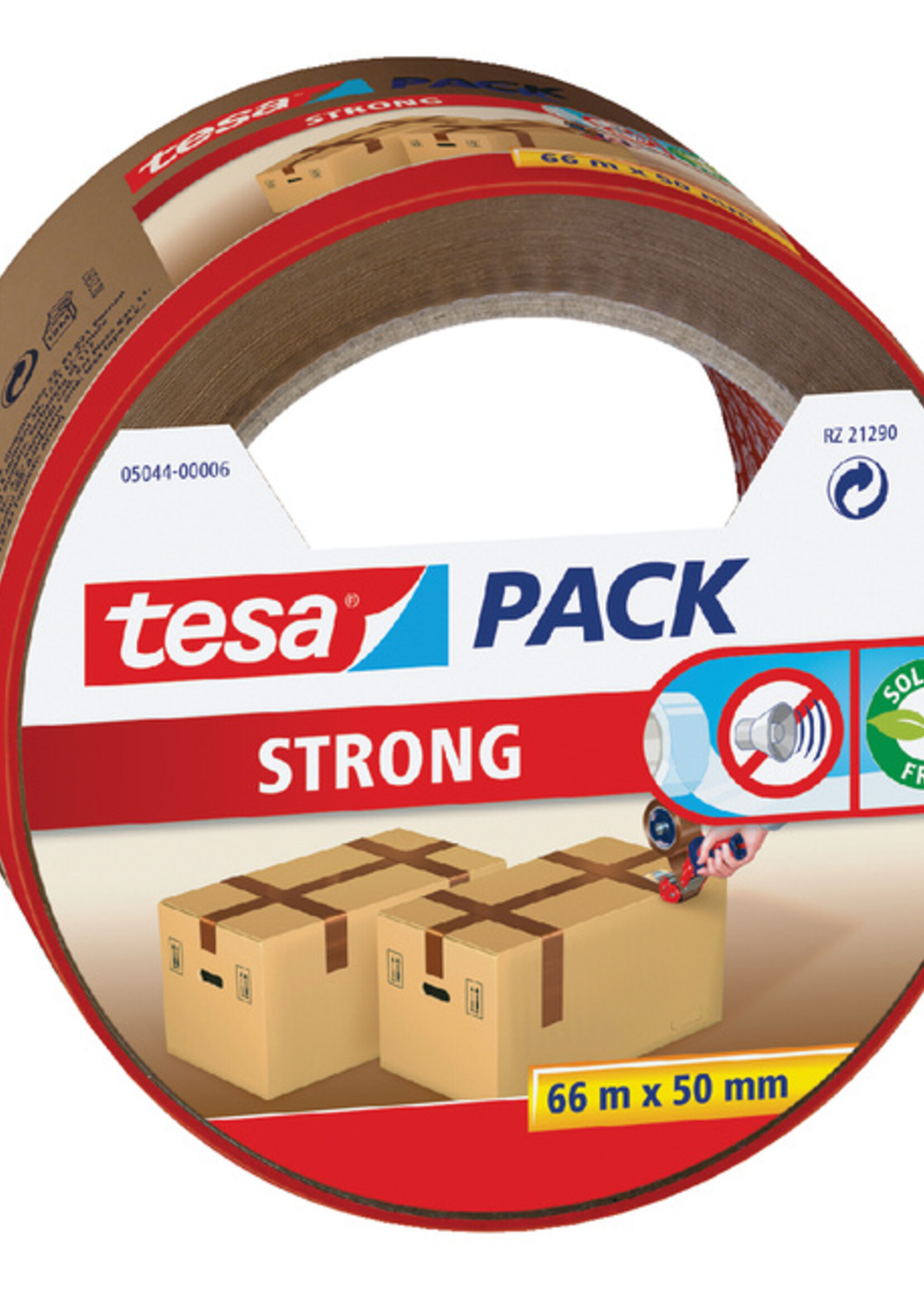 Tesa Ruban adhésif Tesa 50mmx66m brun PP blister