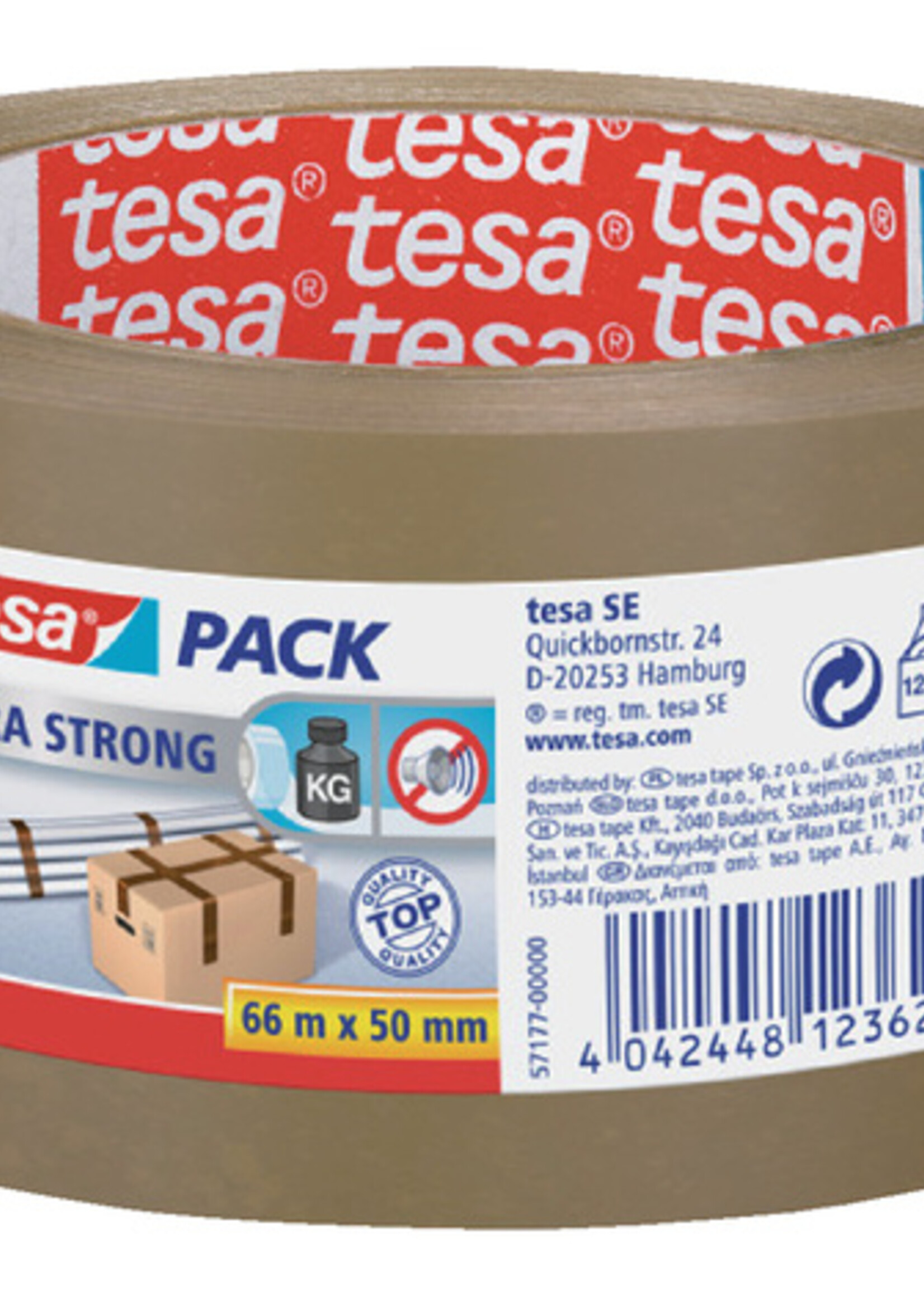 Tesa Ruban d’emballage Tesa 50mmx66m brun ultra strong