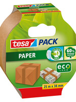 Tesa Verpakkingstape Tesa 05054 eco papier 38mmx25m bruin