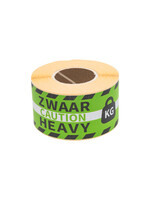 Rillprint Etiquette d'avertissement Rillprint Heavy 46x125mm vert