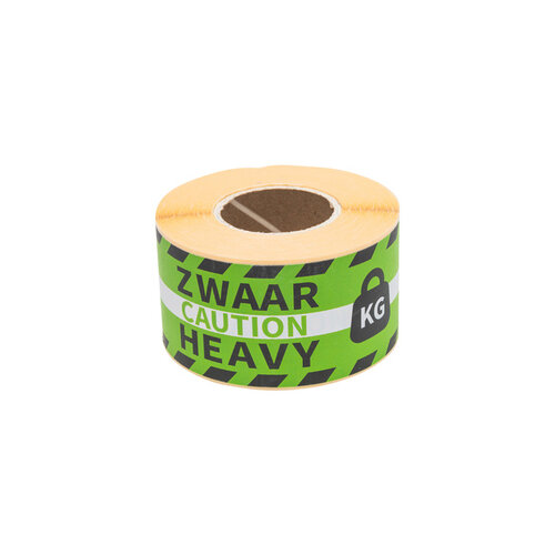 Rillprint Waarschuwingsetiket Rillprint heavy 46x125mm groen