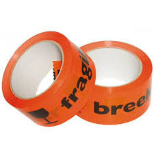 Iezzy Ruban de signalisaton IEZZY "Fragile" 50mmx66m orange/noir